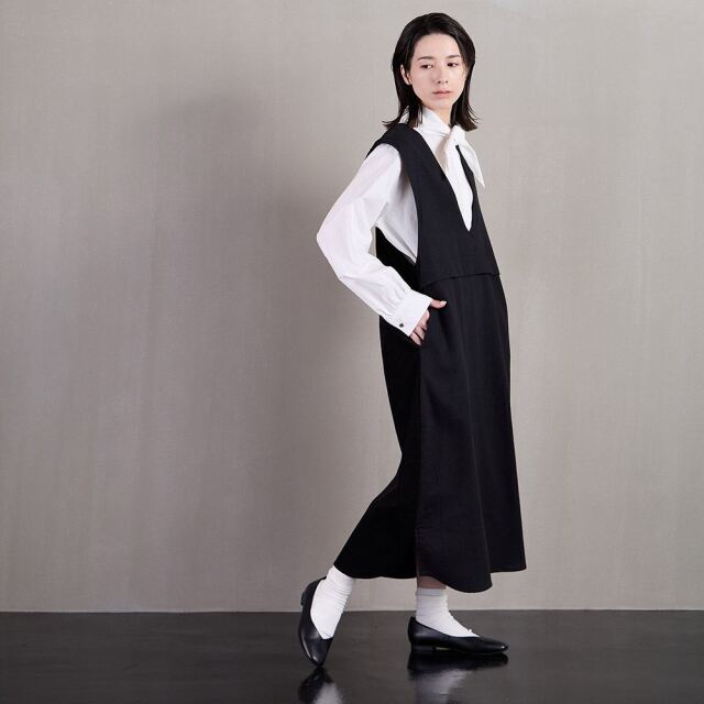 0624WT61601スカーフブラウス