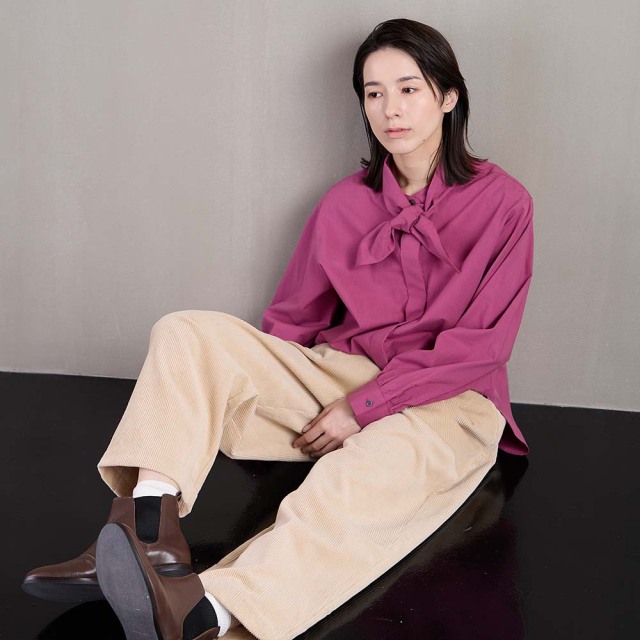 0624WT61601スカーフブラウス