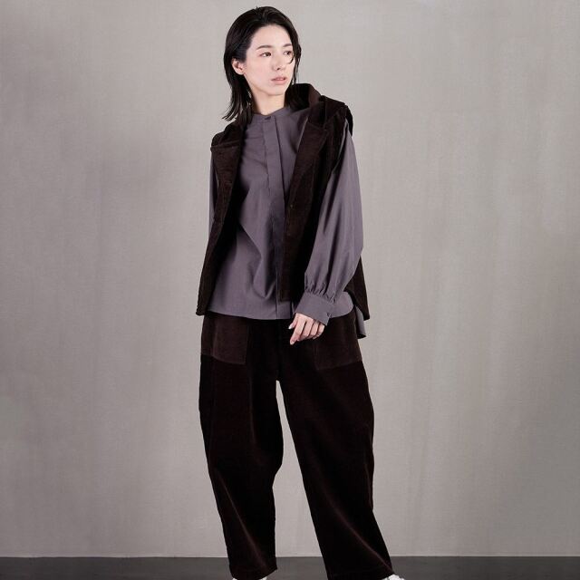 0624WT61601スカーフブラウス