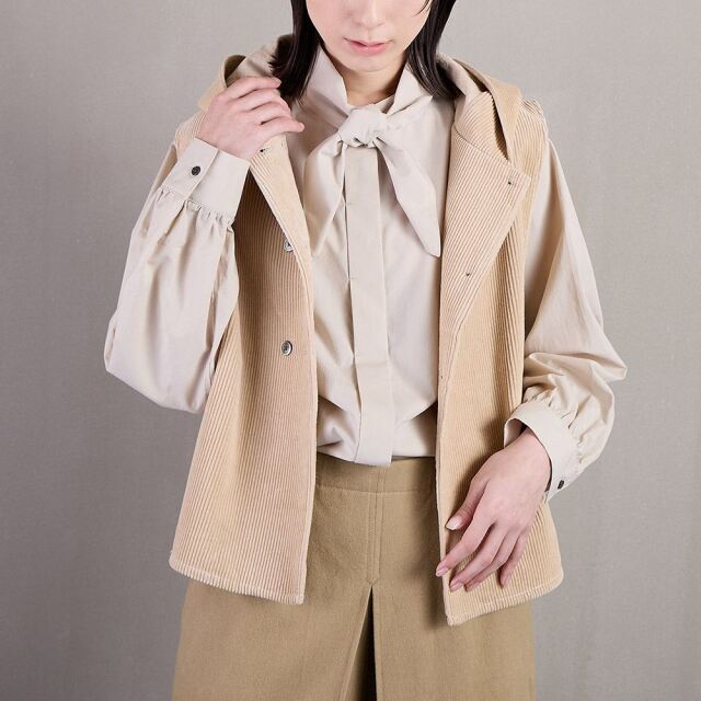 0624WT61601スカーフブラウス