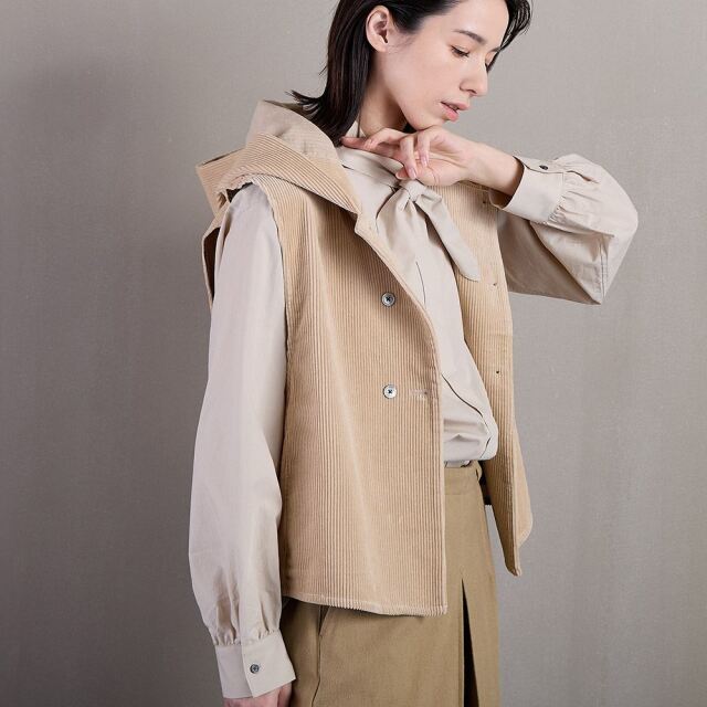 0624WT61601スカーフブラウス