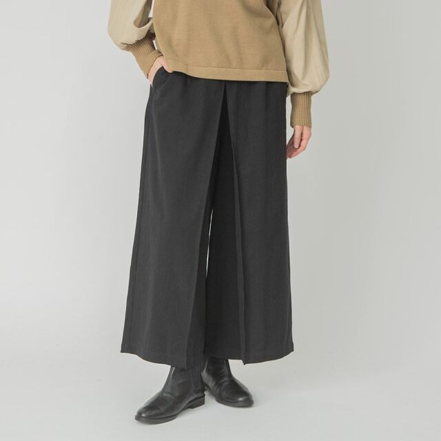 0624WT66004コットンツイル起毛センタータックパンツ