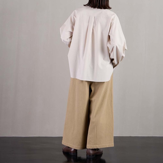 0624WT66004コットンツイル起毛センタータックパンツ