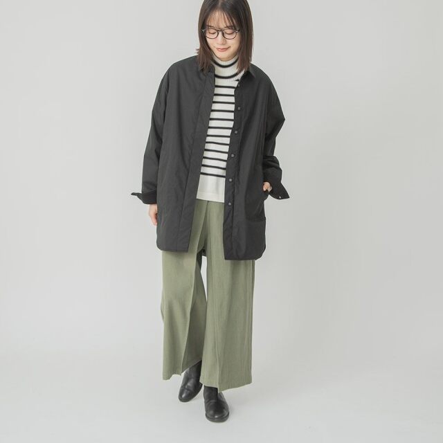 0624WT66004コットンツイル起毛センタータックパンツ