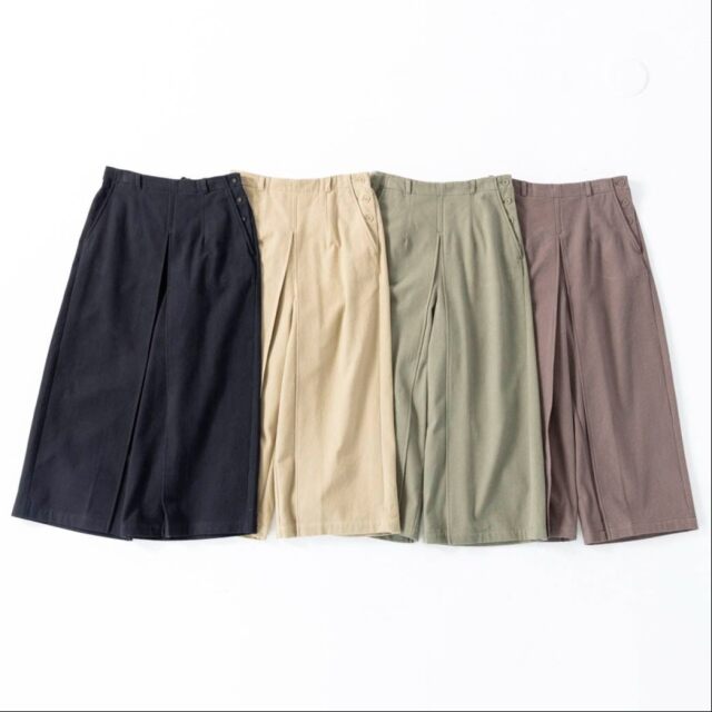 0624WT66004コットンツイル起毛センタータックパンツ