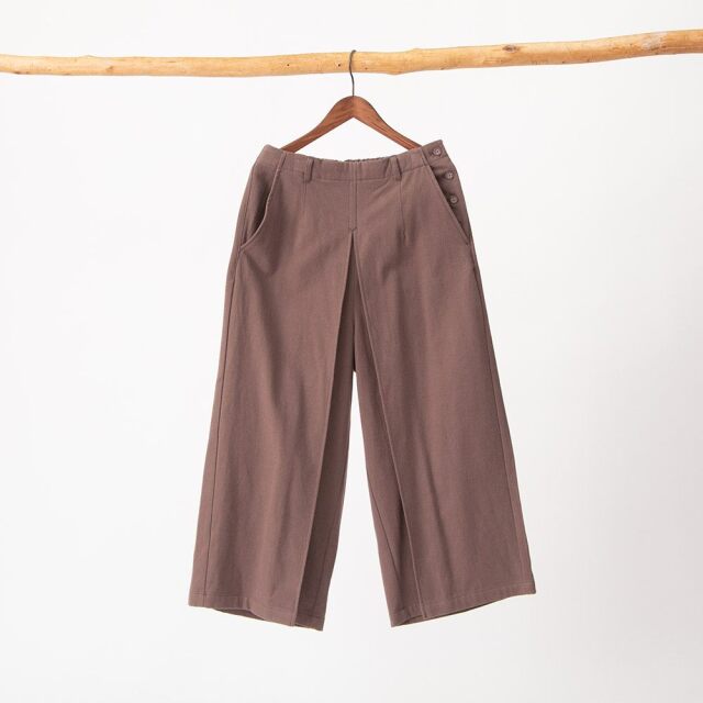 0624WT66004コットンツイル起毛センタータックパンツ