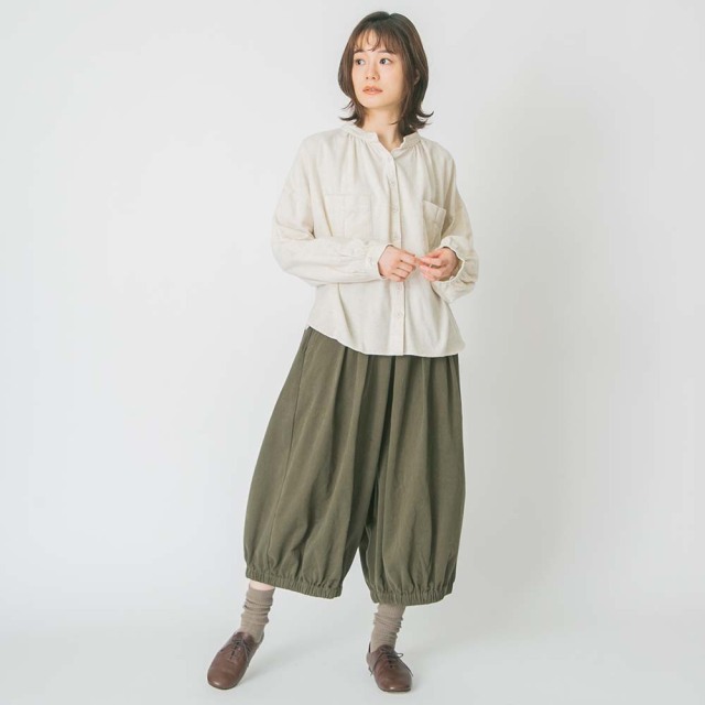 0624WT66033コットンツイル起毛エッグパンツ