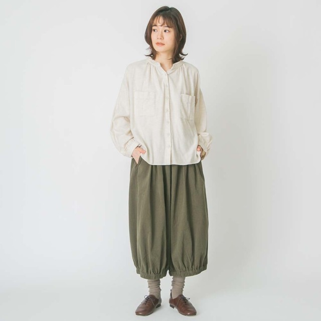 0624WT66033コットンツイル起毛エッグパンツ