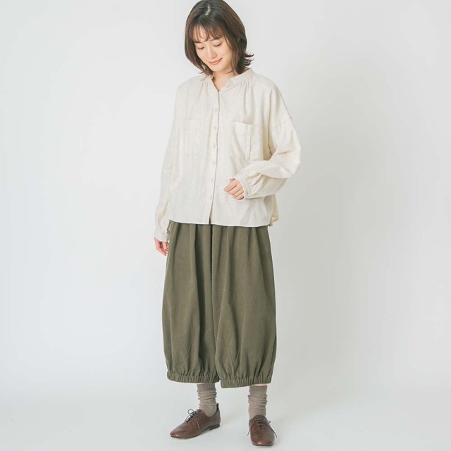 0624WT66033コットンツイル起毛エッグパンツ