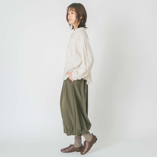 0624WT66033コットンツイル起毛エッグパンツ