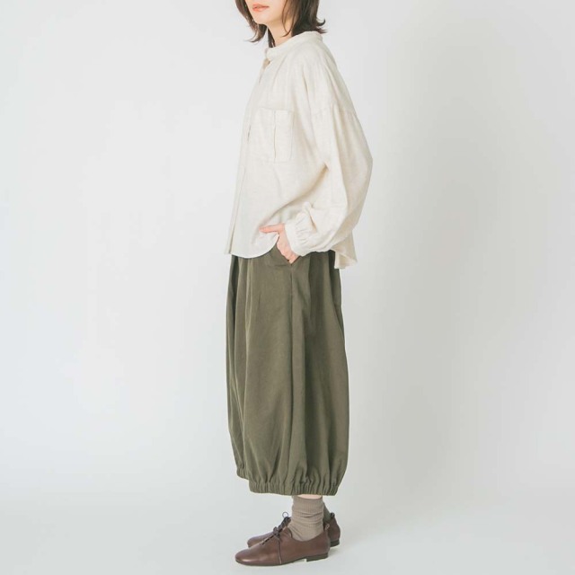 0624WT66033コットンツイル起毛エッグパンツ