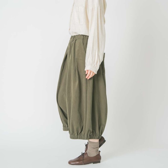 0624WT66033コットンツイル起毛エッグパンツ