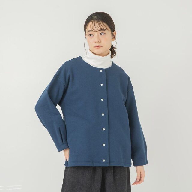 0624WT71120コットンカシミヤフライスタートルネックプルオーバー