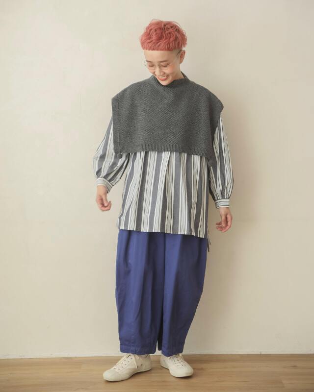 受付終了【yukaさんコラボ】ウールニットボトルネックスヌード/ 11月末発送