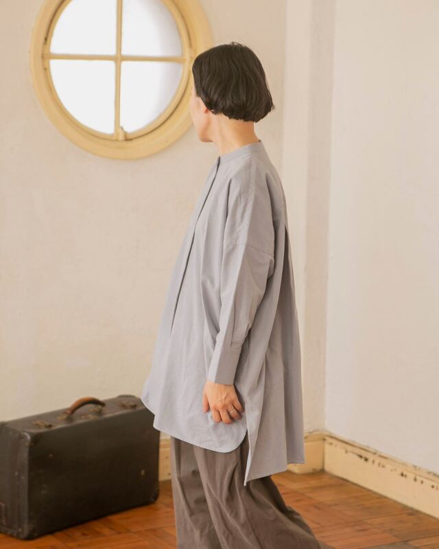 megさん身長:155cm　着用カラー:グレー