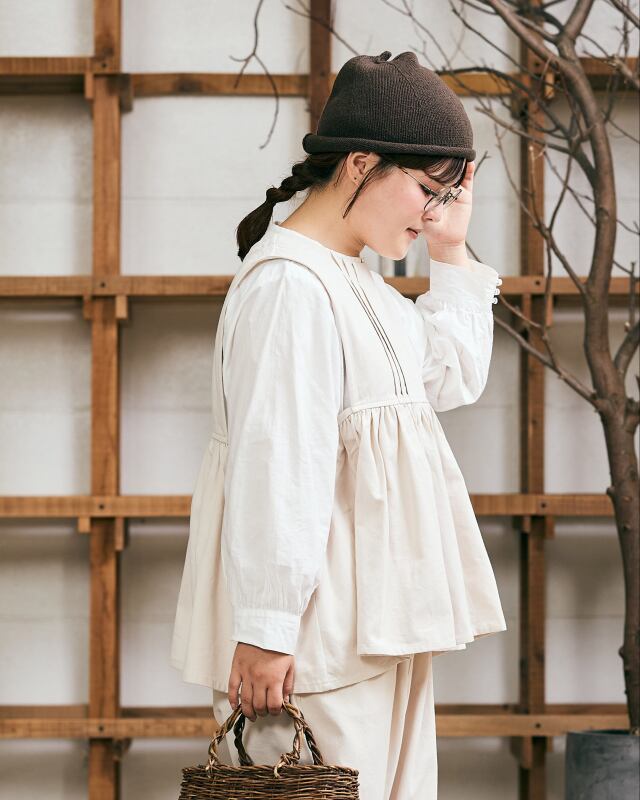どんぐり帽子 kawasakiさんコラボ】ウールニットどんぐり帽子/ 11月中旬発送