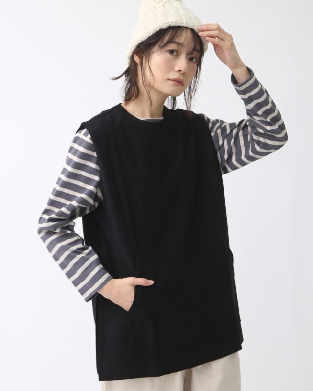 モデル身長：164ｃｍ　着用カラー：ブラック