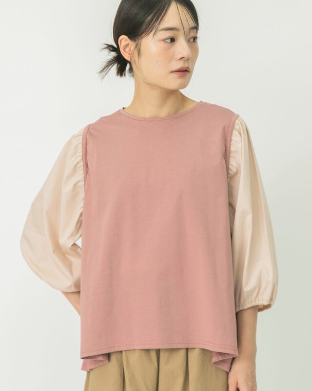 モデル身長：164ｃｍ　着用カラー：ピンク