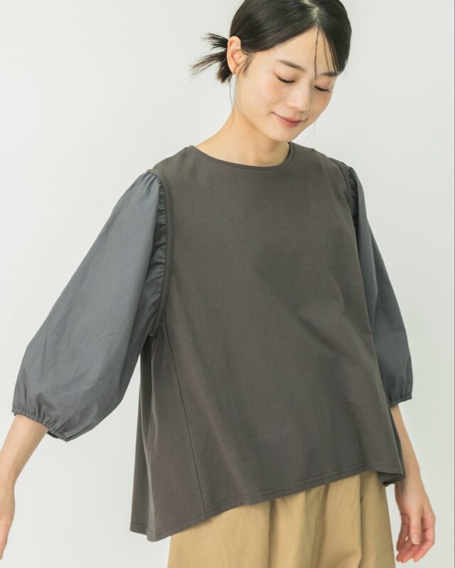モデル身長：164ｃｍ　着用カラー：チャコール