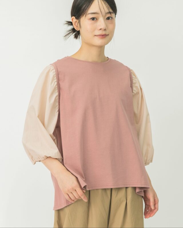 モデル身長：164ｃｍ　着用カラー：ピンク