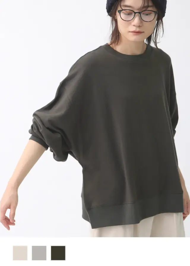 モデル身長：164ｃｍ　着用カラー：モスグリーン