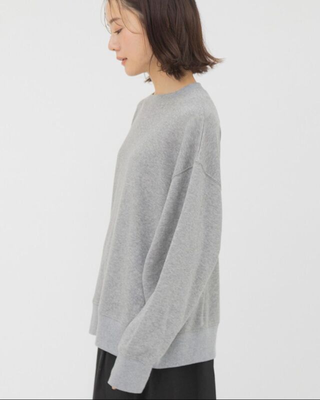 コットンカシミヤガーゼウラケプルオーバー