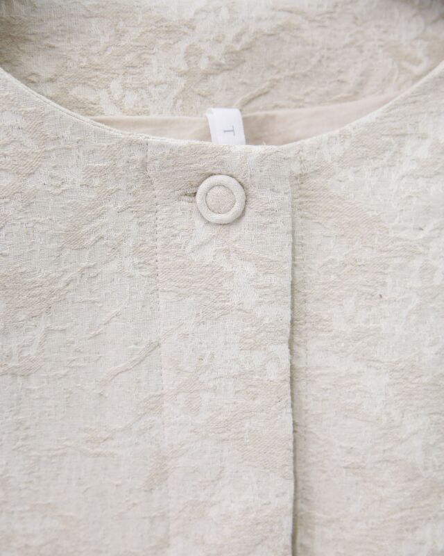 コットンリネンジャカードジャケット