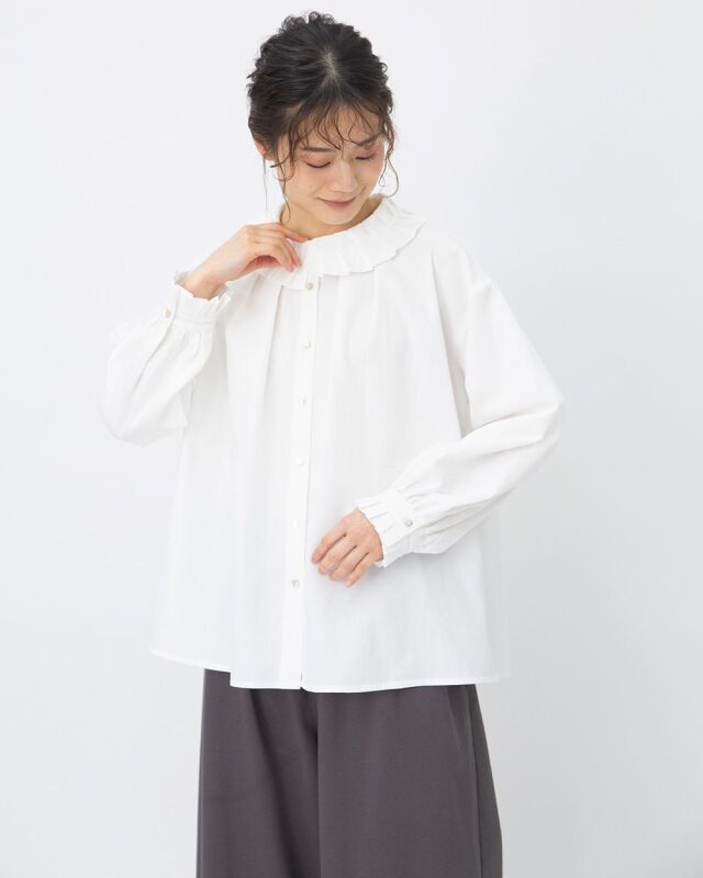 モデル身長：164ｃｍ　着用カラー：ホワイト