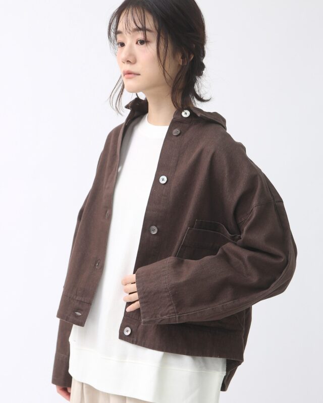 モデル身長：164ｃｍ　着用カラー：ブラウン