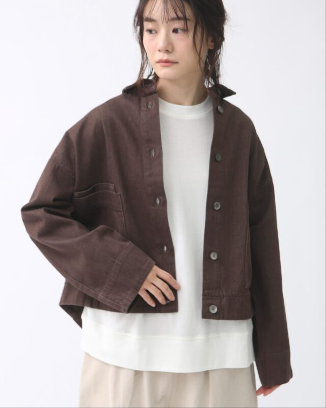 モデル身長：164ｃｍ　着用カラー：ブラウン