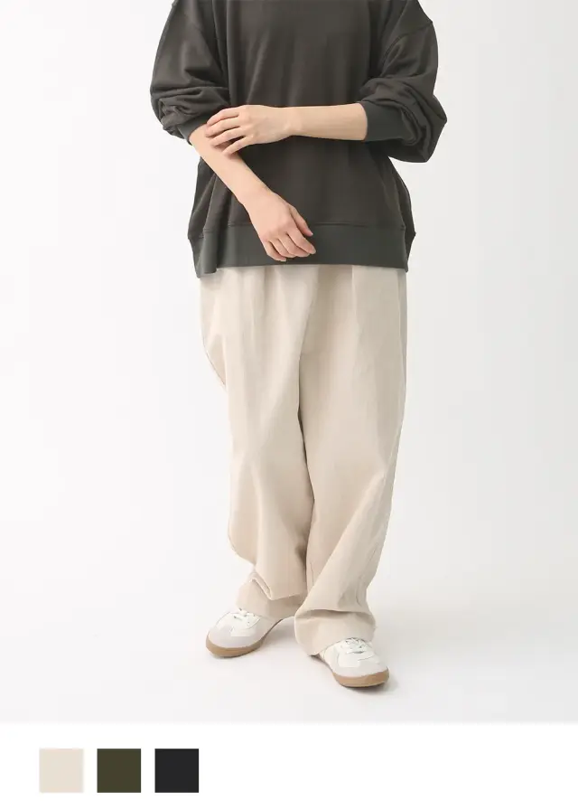 【丈が選べる】コーデュロイタックパンツ