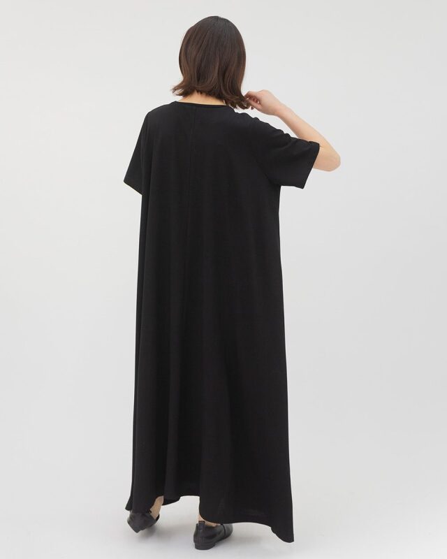 接触冷感天竺フレアワンピース 接触冷感天竺フレアワンピース