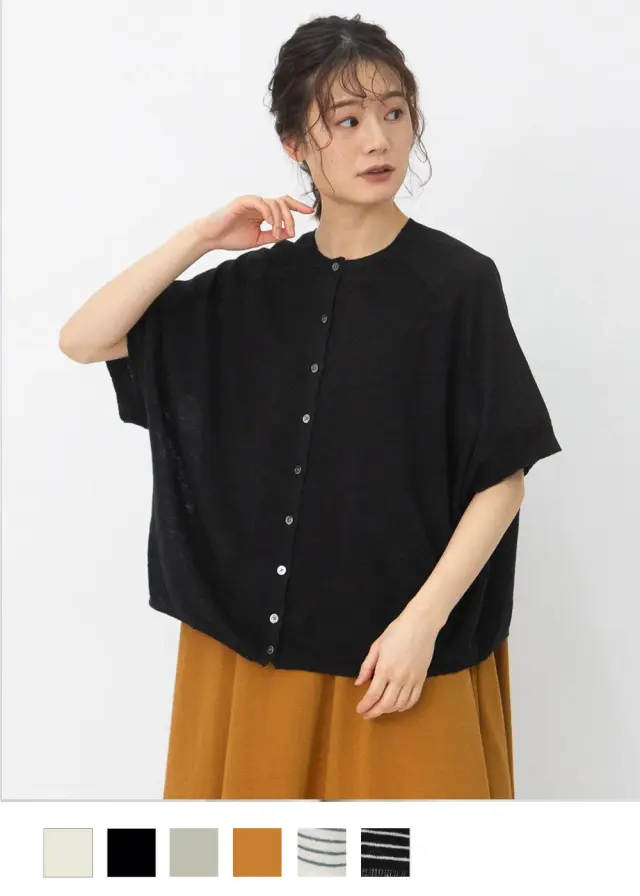 モデル身長：164ｃｍ　着用カラー：ブラック