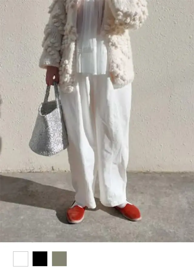 【tomomiさんコラボ】コットンセルロースセンターシームパンツ｜再販売