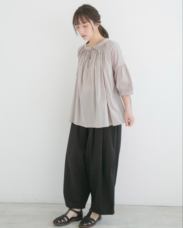 0625PS66061 コットンセルロースエッグパンツ