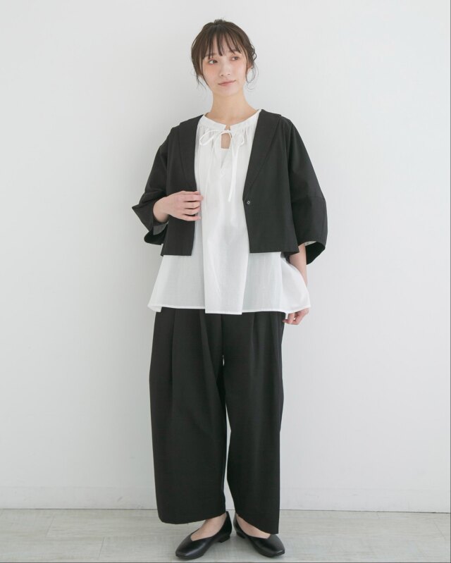 0625PS66061 コットンセルロースエッグパンツ