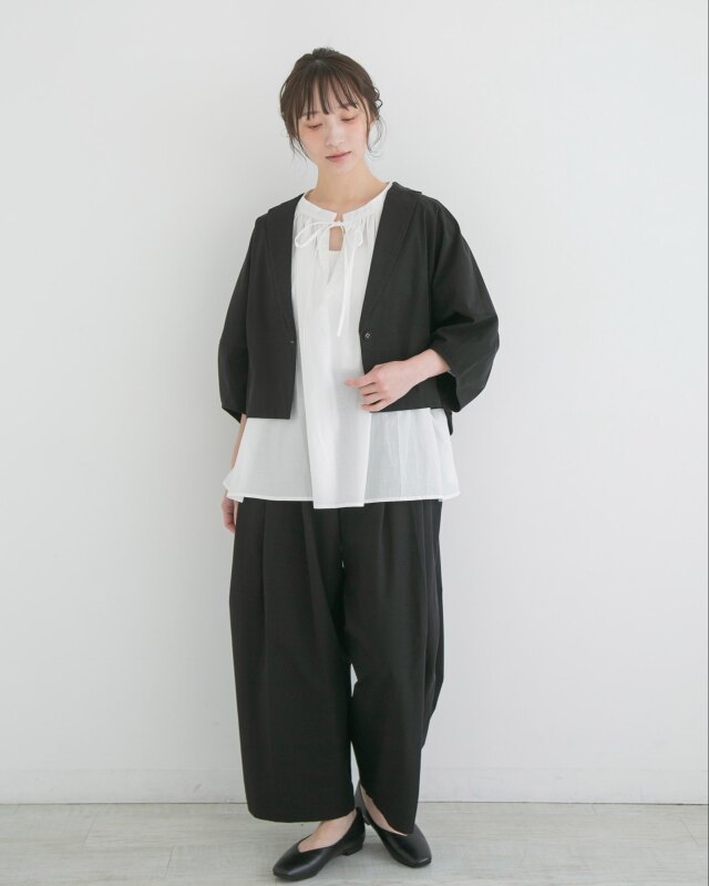 0625PS66061 コットンセルロースエッグパンツ
