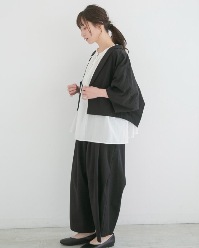 0625PS66061 コットンセルロースエッグパンツ