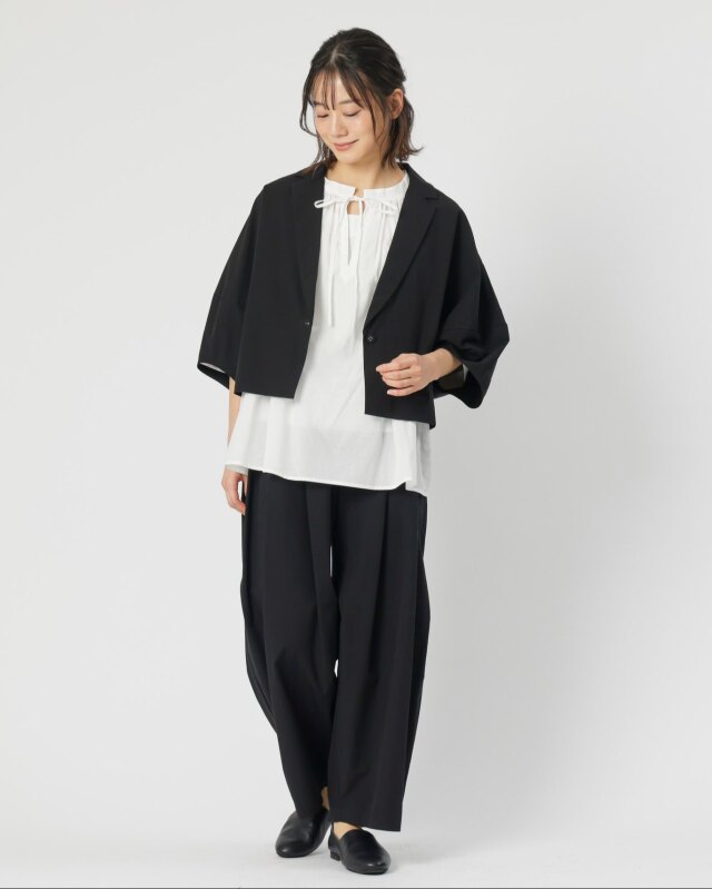 0625PS66061 コットンセルロースエッグパンツ