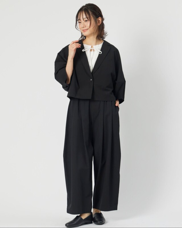 0625PS66061 コットンセルロースエッグパンツ