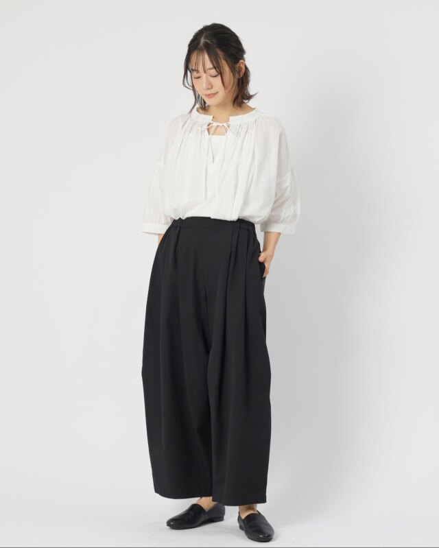0625PS66061 コットンセルロースエッグパンツ