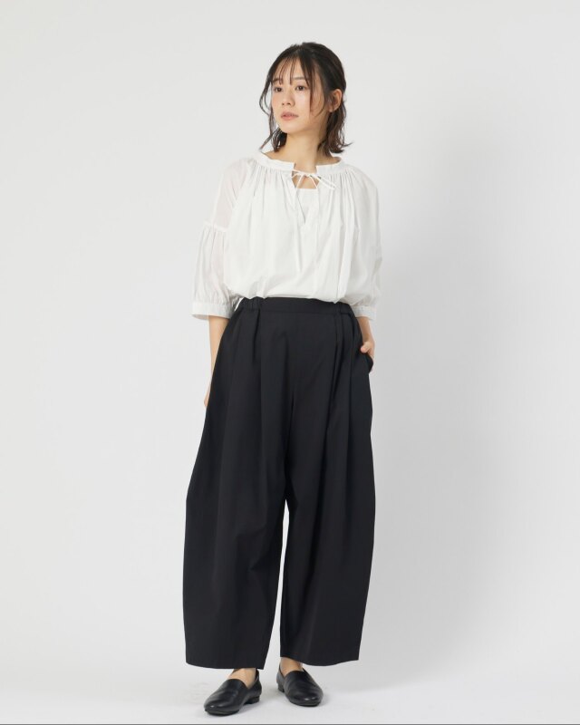 0625PS66061 コットンセルロースエッグパンツ