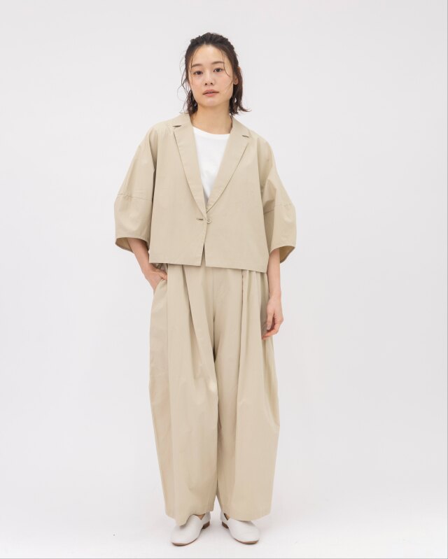 0625PS66061 コットンセルロースエッグパンツ