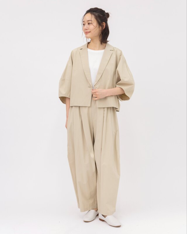 0625PS66061 コットンセルロースエッグパンツ