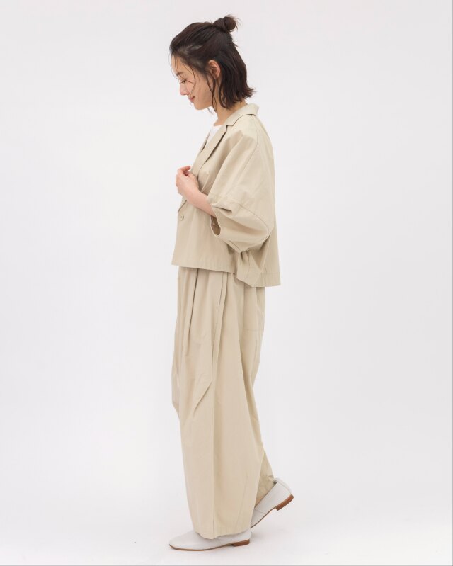 0625PS66061 コットンセルロースエッグパンツ