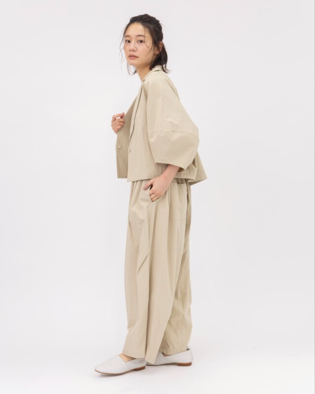 0625PS66061 コットンセルロースエッグパンツ