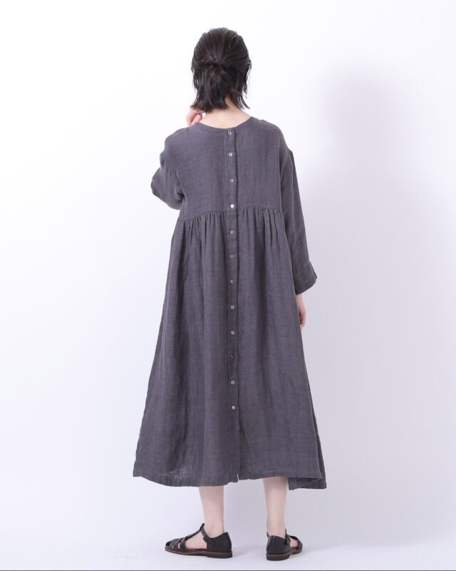 リネンダブルガーゼ2WAYワンピース