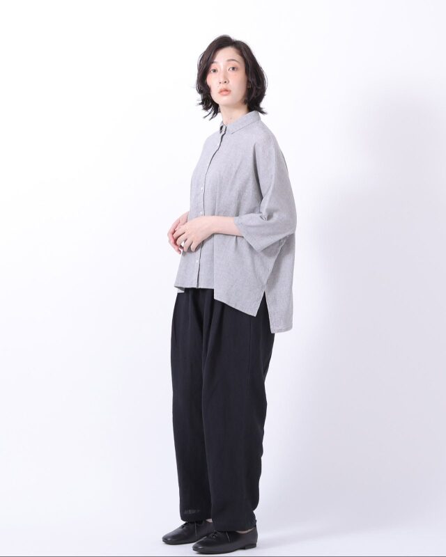 高島ちぢみのワイドシャツ 高島ちぢみのワイドシャツ｜衣料品｜中川政七商店 公式サイト