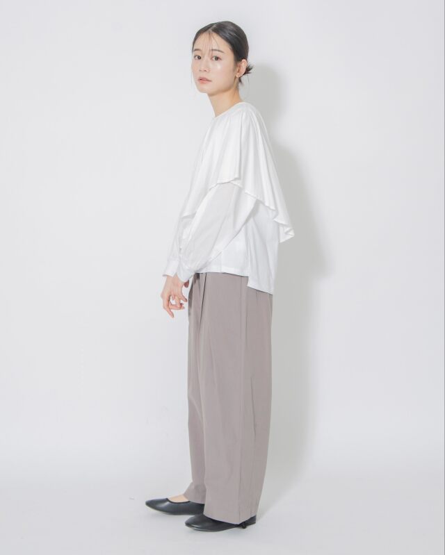 0625PT66011 コットンセルロースタックパンツ