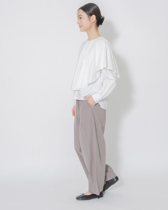 0625PT66011 コットンセルロースタックパンツ